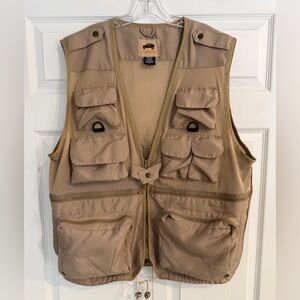 HUMVEE Khaki Utility Vest Pockets !
